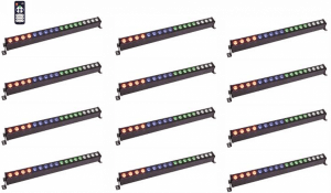AFX BARLED18-PIX - BARRE À LED 18 PIXELS RGBW 4 EN 1