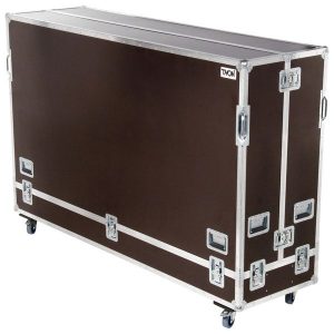 Flight Case TV 100'' 2 EN 1