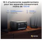 Pack sonorisation PA complet pour vos événements: console et enceintes compactes sur une table, logo X-GAN au coin.