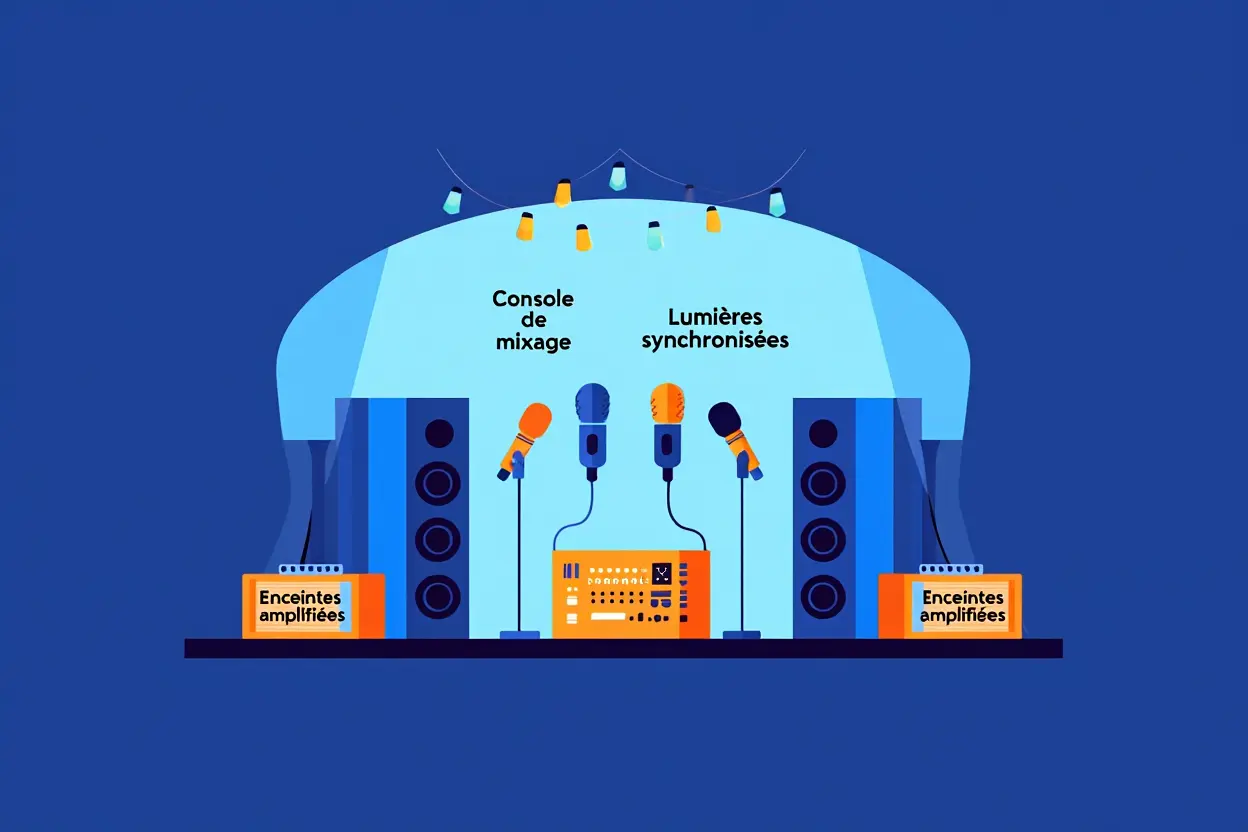 Système complet sonorisation mariage