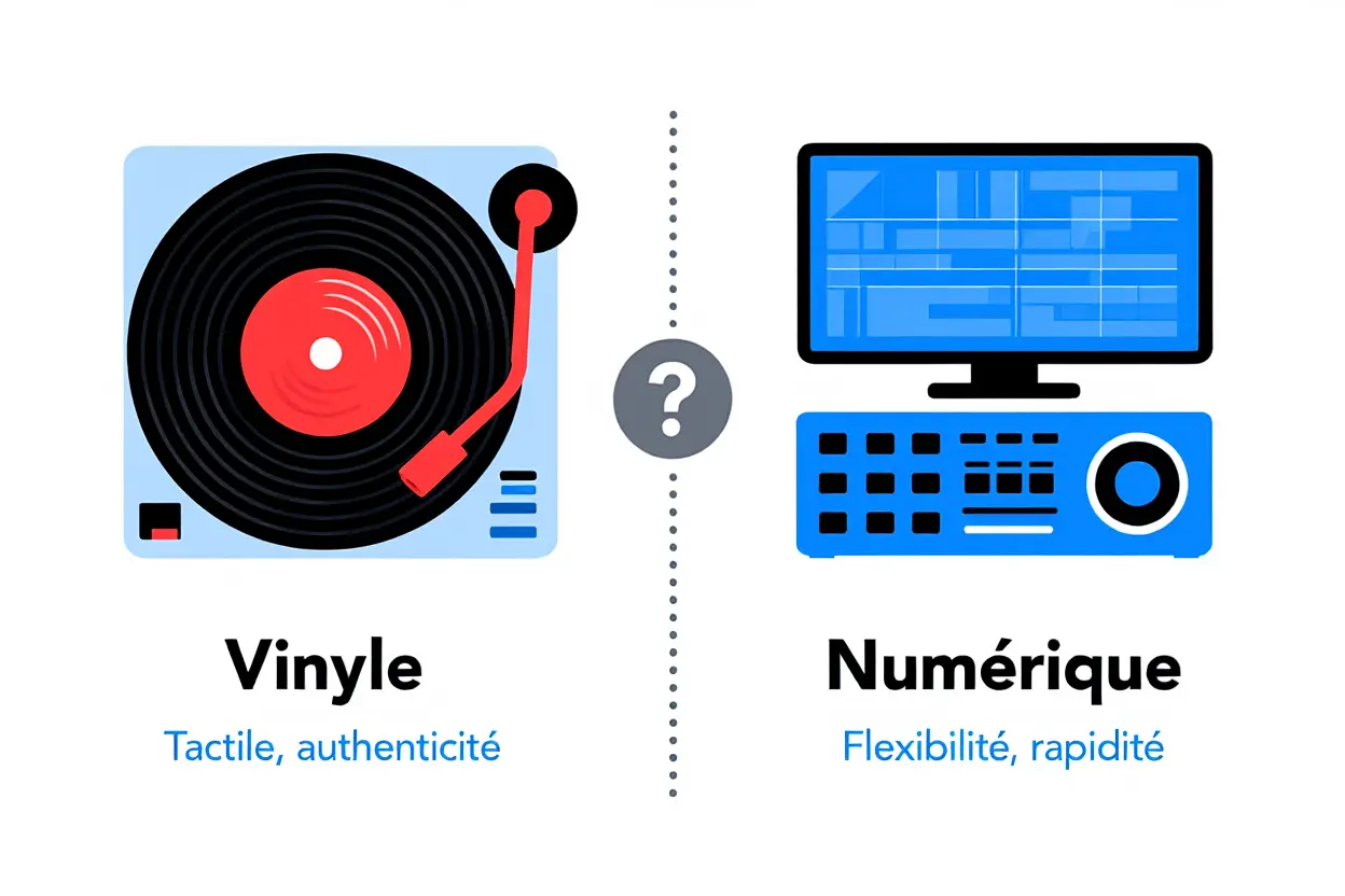 Comparaison vinyle vs numérique