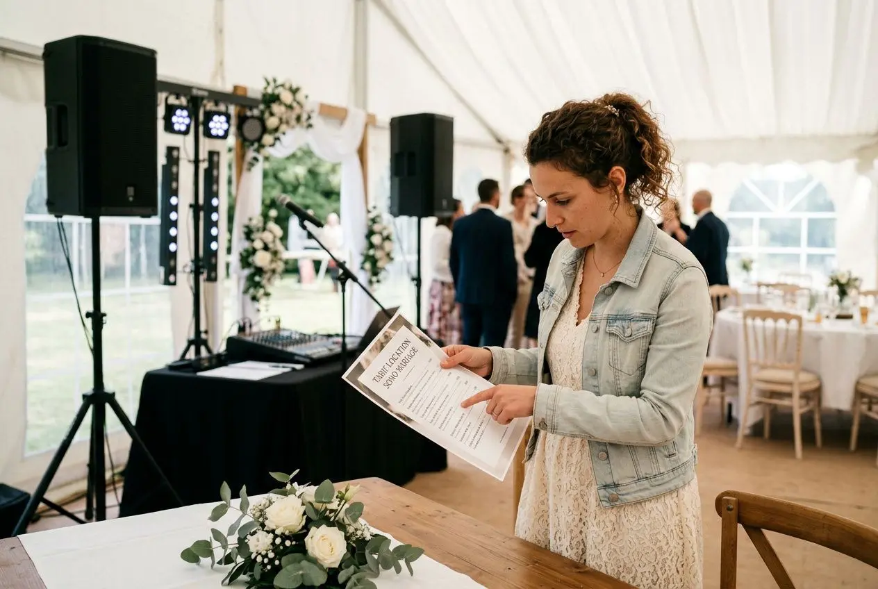 Comparaison des packs de sonorisation pour mariages