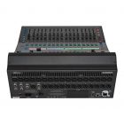 Console de mixage Allen & Heath SQ5+ vue de face arrière, nombreuses entrées/sorties et contrôles professionnels. Location Allen & Heath SQ5+: Mixage de Haute Précision - Sono Médoc