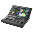 Table de contrôle CHIMP G2 TOUR PACK avec écran tactile et interface lumière colorimétrie, consoles et faders intégrés.